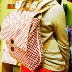 Button Flap Backpack